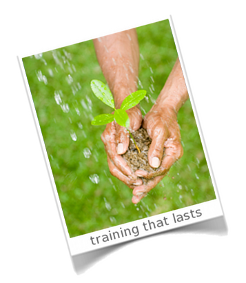 lasting, sustainable, effective training